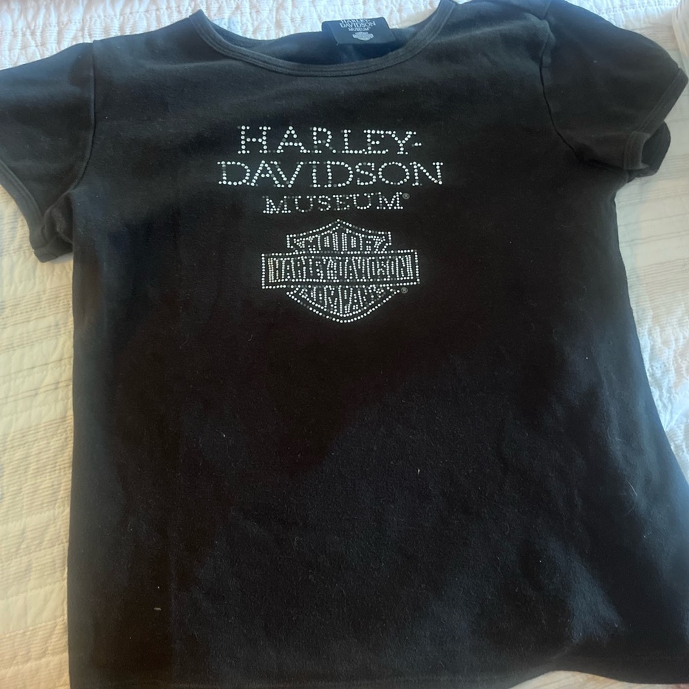 Harley-Davidson Museum women's tee shirt - with bling accents